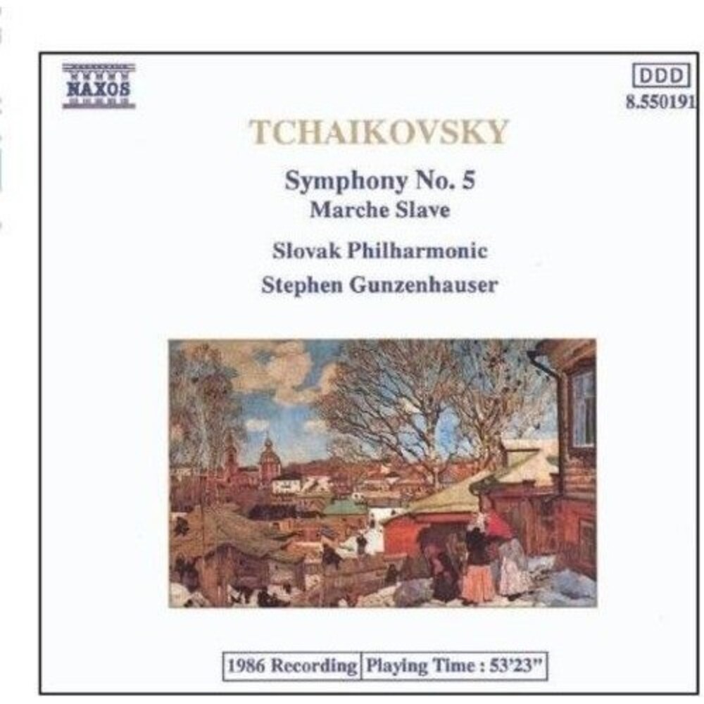 Naxos Tchaikovsky Symphony No. 5 Marche Slave Audio CD 8.550191 DDD